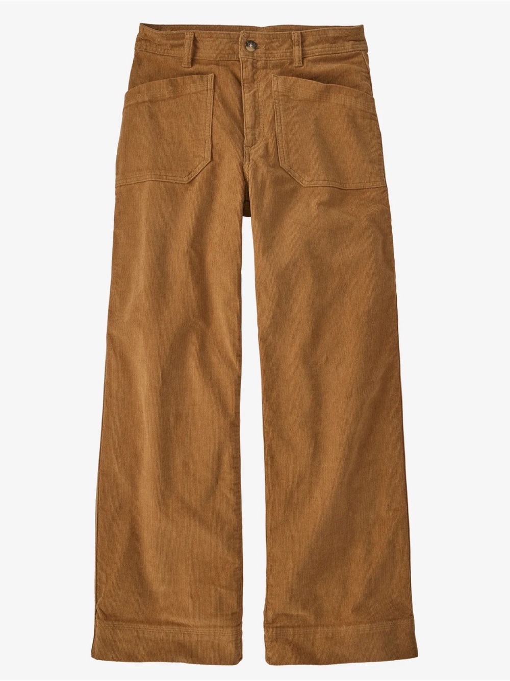Patagonia Wide Leg Cord Ankle Pants High Rise Y2K Style 12 10 Corduroy